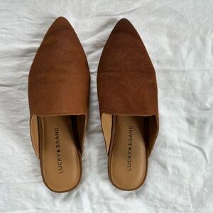 Lucky Brand Women's Brown Mules